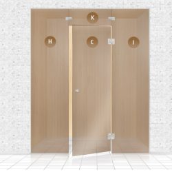 Steklene vitrine za savne