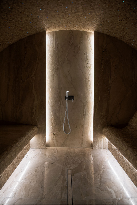 Kopališča v Kursevelu v Franciji - Parni kopeli