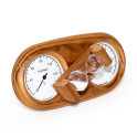 SAUNIA 3-v-1 termometer-higrometer s peščeno uro 591L - 1