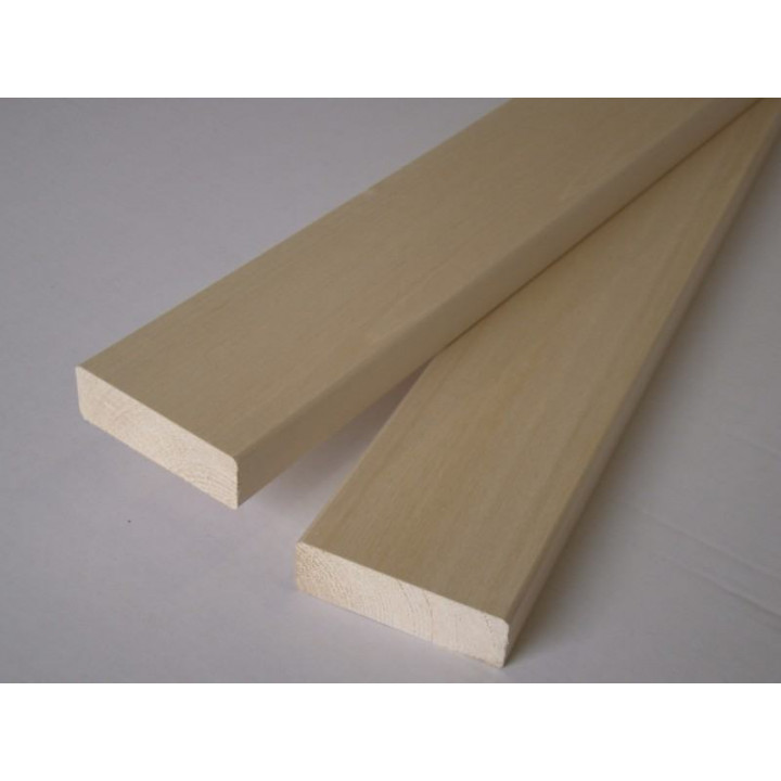 Lesena klop 24 x 90 mm, razred AB, lipa