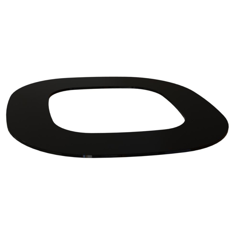 Vgradna prirobnica - HELO Himalaya, črno steklo