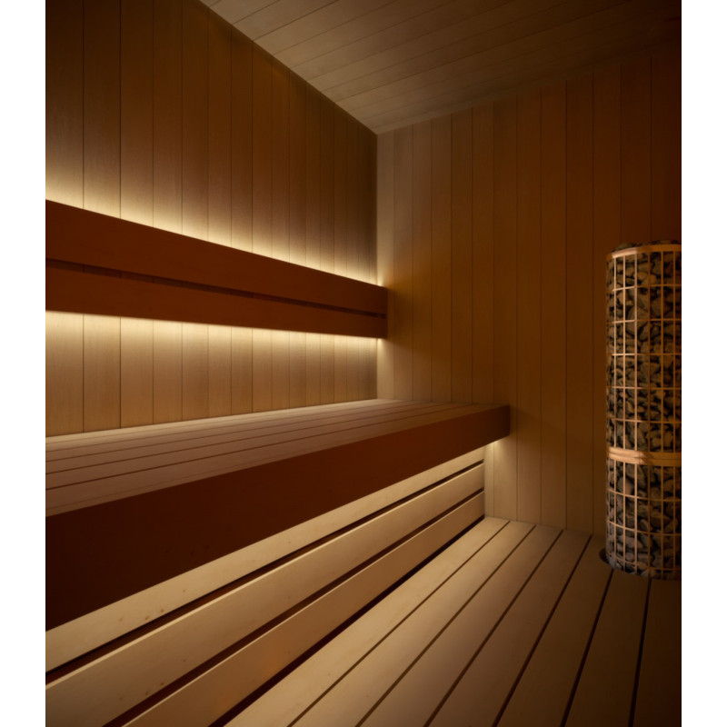 Topla bela barvna luč 3528