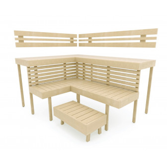 Modularna klop za savno OPTIMAL, Aspen