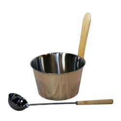 SAUNIA inox set 4 l  SAUNIA inox set 4 l