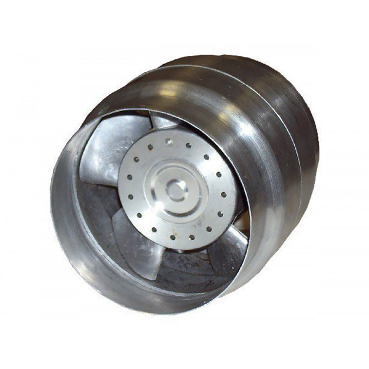 Ventilator za savno VOK-T 150°C, 135/Ø100mm, z povratnim ventilom