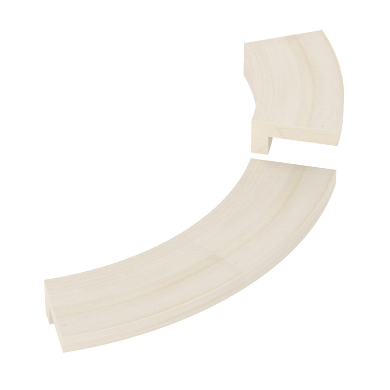 Vgradna prirobnica - za SAWOTEC Tower Corner grelec, lesen