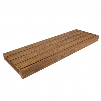 Klop za savne, toplotno obdelan bor, 135x504x1800-2400mm
