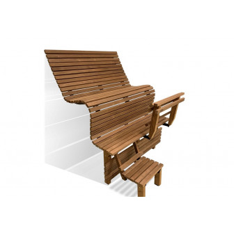 Modularna klop za savne ERGONOMIC, Termo Aspen