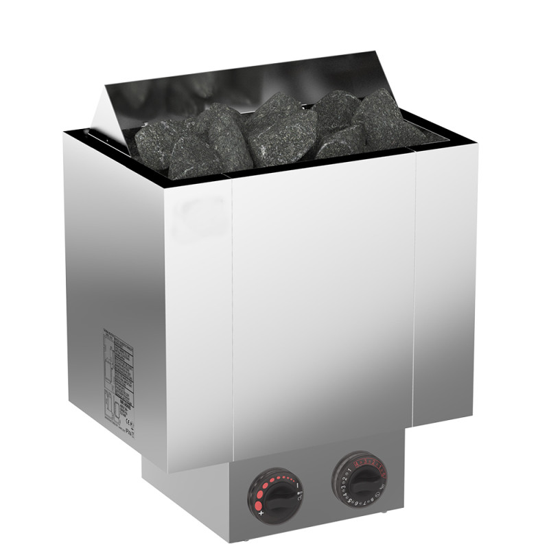 Električna peč za savno – SAWOTEC Nordex Plus, s krmilno enoto