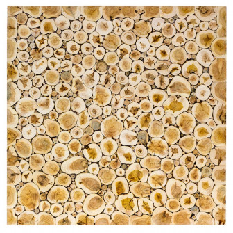 Tanka plošča iz brinovega lesa, 500 × 500 mm