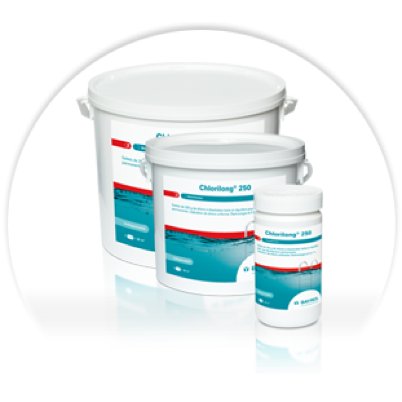 Počasi topne tablete klora Chlorilong 200, 5 kg