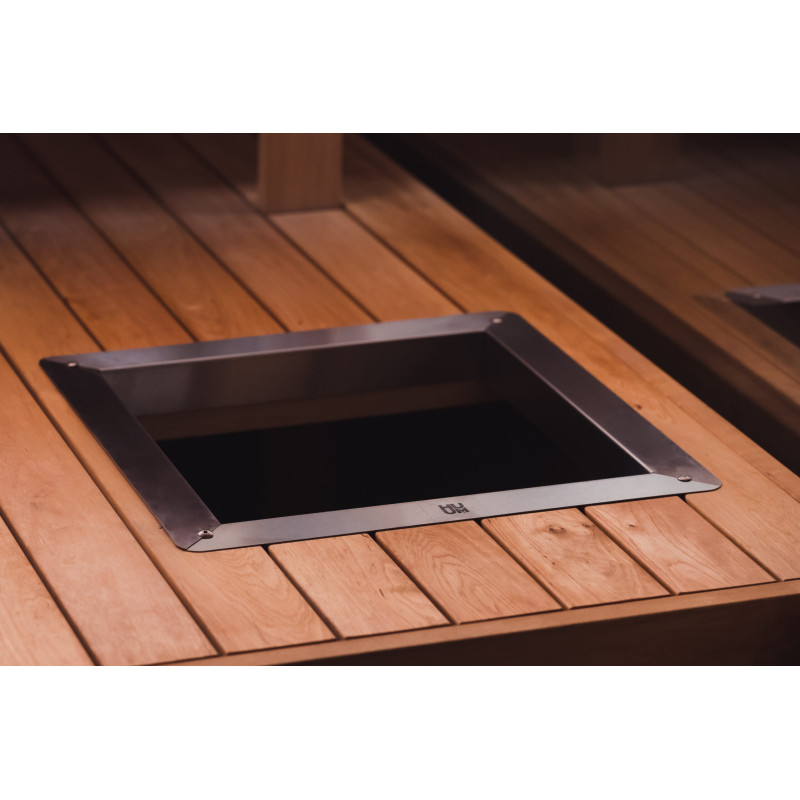 HUUM vgradna prirobnica za grelnike za savne CLIFF / STEEL