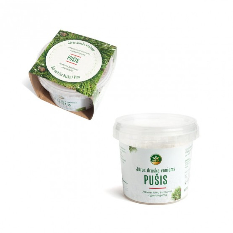 Morska sol z eteričnim oljem bora