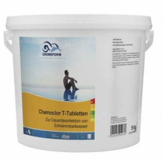 Počasi raztapljajoči se klor CHEMOCLOR T-tablete 20 g, 5 kg