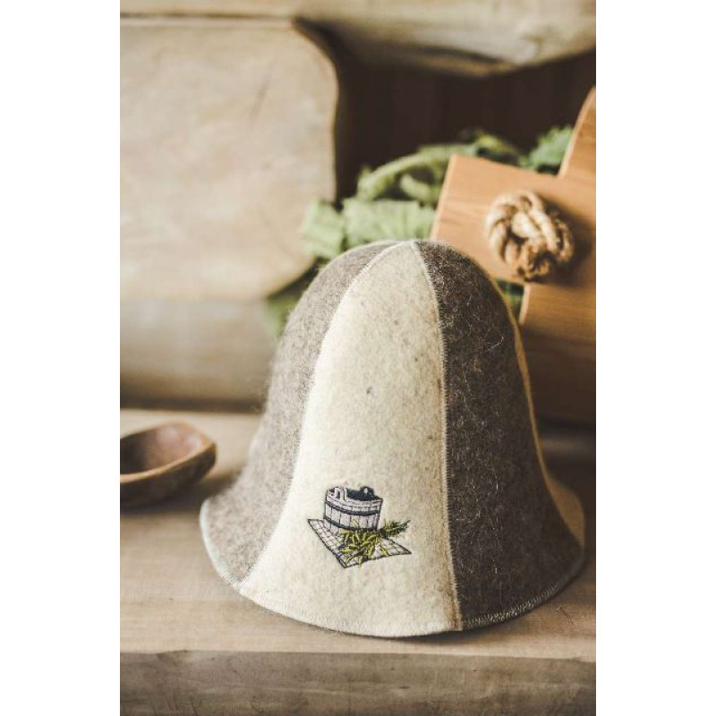 Savna kapa - VEDRO IN SAVNA WHISKS, črtasta