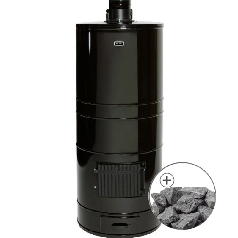 Peč za savno na drva - AITO AK-57K, tradicionalni kamni vključeni