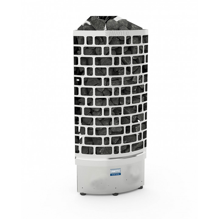 Električna peč za savno – SAWOTEC Ari Corner 7,5 kW, brez krmilne enote