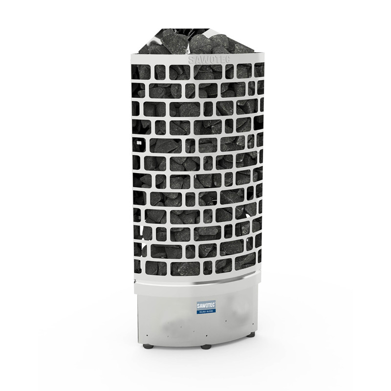 Električna peč za savno – SAWOTEC Ari Corner 9 kW, brez krmilne enote