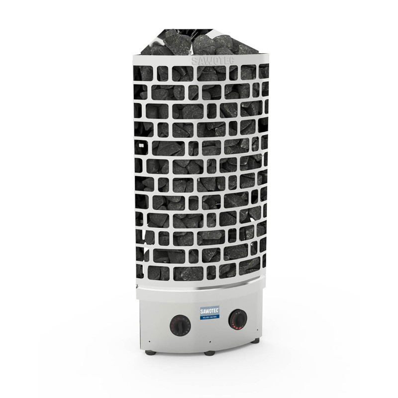 Električna peč za savno – SAWOTEC Ari Corner, s krmilno enoto