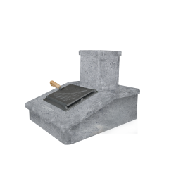 Kamniti zaključek dimnika, milnica, 290 mm  Kamniti zaključek dimnika, milnica, 290 mm