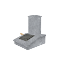 Kamniti zaključek dimnika, milnica, 540 mm - 0