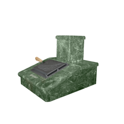 Kamnita obloga dimnika, serpentina, 290 mm 