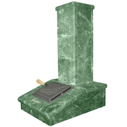 Kamnita obloga dimnika, serpentina, 790 mm 