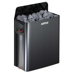 Električna peč za savno - HARVIA The Wall Black Steel SW45 4,5 kW  Električna peč za savno - HARVIA The Wall Black Steel SW45 4,5 kW