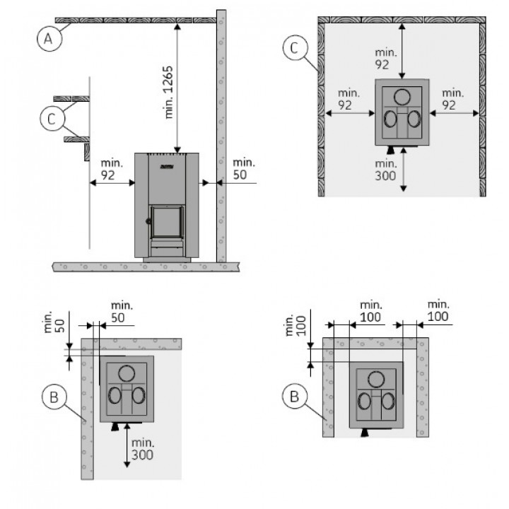 Savna peč na drva - HARVIA Linear 18 Compact