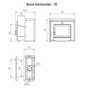 Peč za savno na drva - NOVA HORIZONTAL 26 - 6