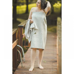 Savna predpasnik za ženske, lan 