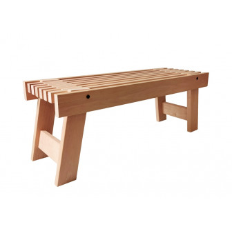 Klop za savno, jelša 1005 x 370 x 400 mm