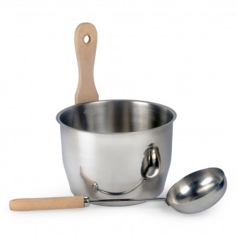 Set vedro in zajemalka za savno, VEČ PARE, OPTIMAL 4 L