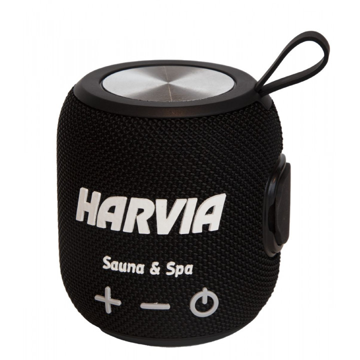 Vodoodporen zvočnik za savno HARVIA, črn
