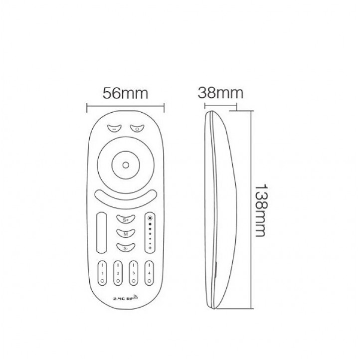SAUFLEX RGB LED REFEROM, S KRMILNO ENOTO