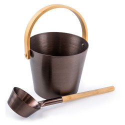 SAUFLEX aluminijasto vedro in zajemalka, vijolična 