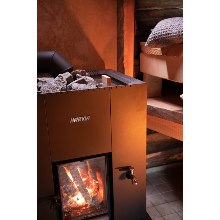 Peč za savno na drva - HARVIA Linear 22 GreenFlame LS