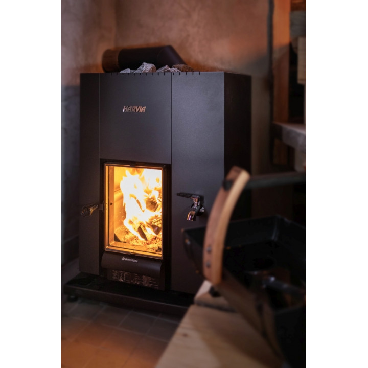 Peč za savno na drva - HARVIA Linear 22 GreenFlame LS