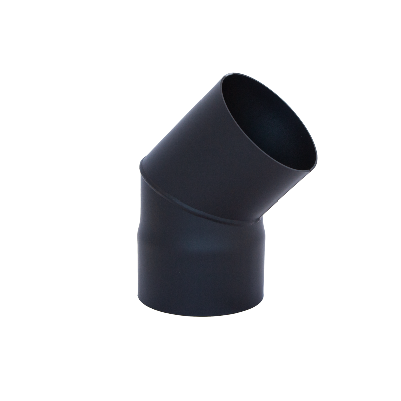 HARVIA koleno 45°, črno