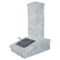 Kamniti zaključek dimnika, Talkochlorite, 790 mm - 0 Kamniti zaključek dimnika, Talkochlorite, 790 mm - 0