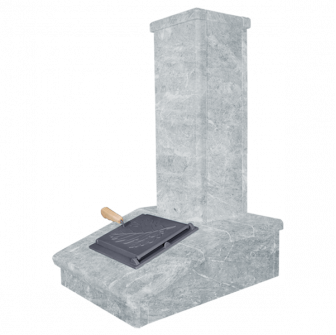Kamniti zaključek dimnika, Talkochlorite, 790 mm
