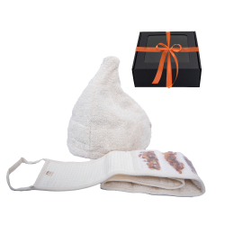 Darilni set GINTARAI v darilni škatli. Klobuk in bris 