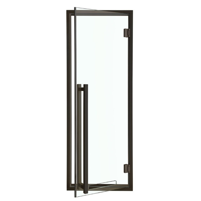 Steklena vrata za savno AD MODERN, barva stekla prozorna