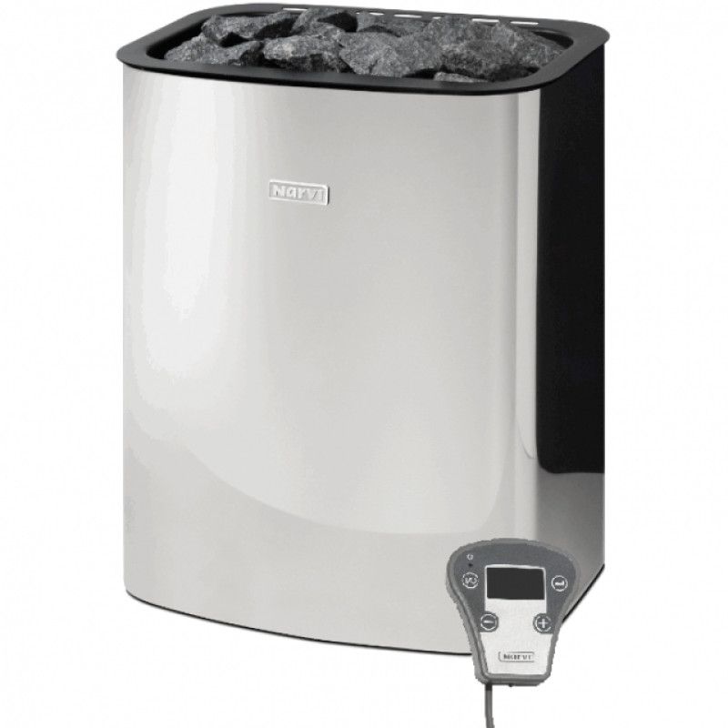 Električna peč za savno - NARVI NC Electric, nerjaveče jeklo 6 kW