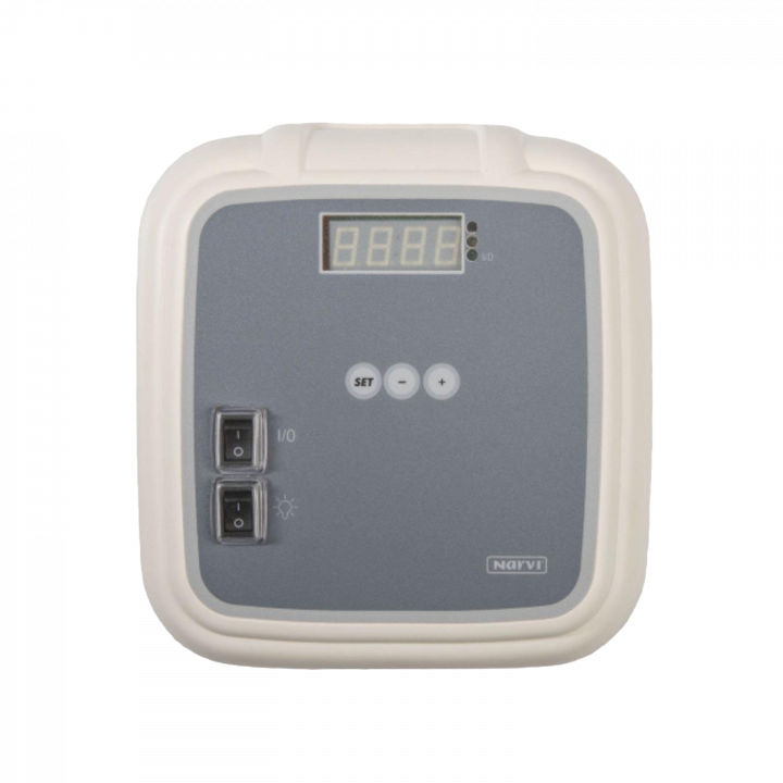 Električna peč za savno - Narvi Ultra 9 kW, s krmilno enoto