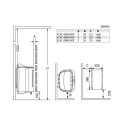 Električna peč za savno – SAWOTEC Scandia Combi Next, brez krmilne enote - 1 Električna peč za savno – SAWOTEC Scandia Combi Next, brez krmilne enote - 1