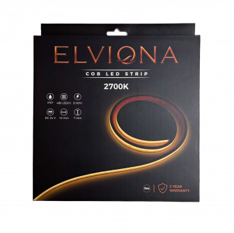 Elviona COB LED trak za savno, 2700 K, 5 m