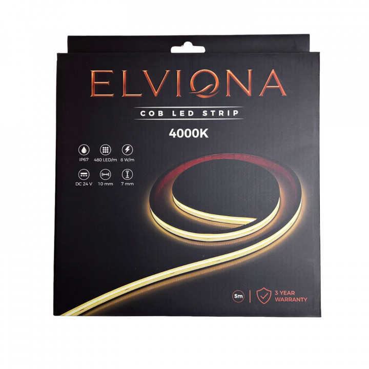 Elviona COB LED trak za savno, 4000 K, 5 m
