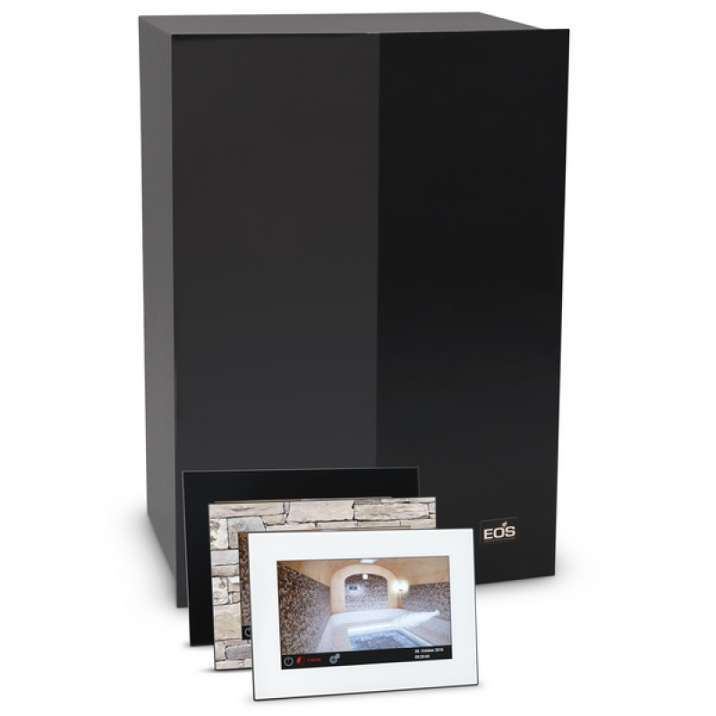 Parni generator EOS SteamRock Premium II s krmilno enoto v individualnem dizajnu