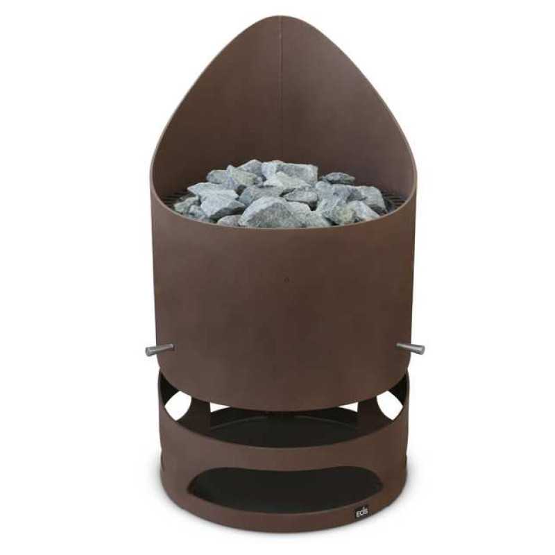 Električna peč za savno - EOS Zeus HD, rjava